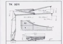Кулокран - тролейна стрела - долно въртене KSD TK  3211