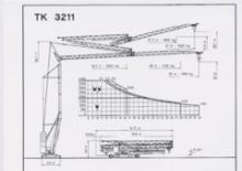Кулокран - тролейна стрела - долно въртене KSD TK  3211