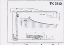 Кулокран - тролейна стрела - долно въртене KSD TK  3610 (2,5 m)