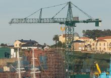 Кулокран - тролейна стрела - горно въртене Liebherr 1250 HC 40