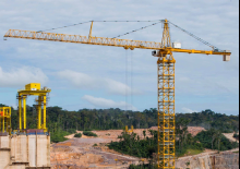 Кулокран - тролейна стрела - горно въртене Liebherr 2000 HC 60 
