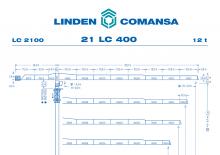 Кулокран - тролейна стрела - горно въртене Comansa 21LC400