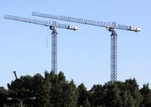Кулокран - тролейна стрела - горно въртене Comansa 21LC550