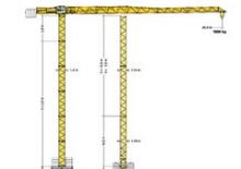 Кулокран - тролейна стрела - горно въртене Liebherr 30 EC-B 2,5