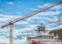 Кулокран - тролейна стрела - горно въртене Liebherr 380 EC-B 16 Litronic