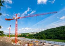 Кулокран - тролейна стрела - горно въртене Wolffkran 5015 FL