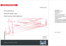 Кулокран - тролейна стрела - горно въртене Wolffkran 5020.6 clear 