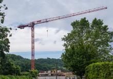 Кулокран - тролейна стрела - горно въртене Wolffkran 5520 SL-6