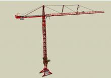 Кулокран - тролейна стрела - горно въртене Wolffkran 8540 FL 20/40