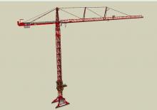 Кулокран - тролейна стрела - горно въртене Wolffkran 8540 FL 20/40