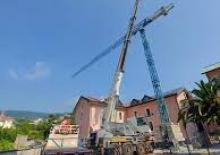 Кулокран - тролейна стрела - горно въртене Cattaneo CM 520