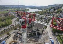 Кулокран - тролейна стрела - горно въртене Terex Comedil (Zeppelin) CTT 162-8