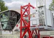 Кулокран - тролейна стрела - горно въртене Terex Comedil (Zeppelin) CTT 162-8