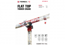 Кулокран - тролейна стрела - горно въртене Terex Comedil (Zeppelin) CTT 222-10
