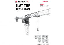 Кулокран - тролейна стрела - горно въртене Terex Comedil (Zeppelin) CTT 292-12