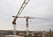 Кулокран - тролейна стрела - горно въртене Terex Comedil (Zeppelin) CTT 721B-40