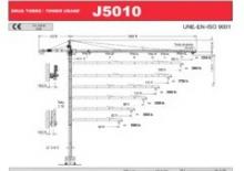 Кулокран - тролейна стрела - горно въртене Jaso J5010