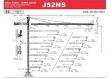 Кулокран - тролейна стрела - горно въртене Jaso J52 NS