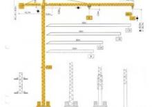 Кулокран - тролейна стрела - горно въртене Potain MC 85 B-E1