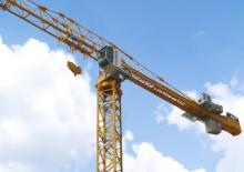 Кулокран - тролейна стрела - горно въртене Potain MCT 385 L14