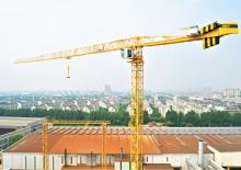Кулокран - тролейна стрела - горно въртене Potain MCT 385A L20