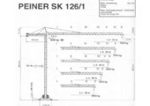 Кулокран - тролейна стрела - горно въртене Terex Peiner SK 126/1-Es-TS 19.1