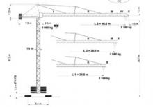 Кулокран - тролейна стрела - горно въртене Terex Peiner SK 56-E-TS 10.3