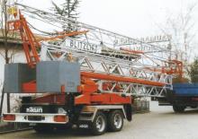 Кулокран монтиран върху камион - тролейна стрела - долно въртене Scheuermann Blitzlift 16 - 20 D