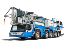 Кулокран монтиран върху камион - тролейна стрела - долно въртене Liebherr MK 120-5.1 E