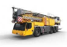 Кулокран монтиран върху камион - тролейна стрела - долно въртене Liebherr MK 73-3.1