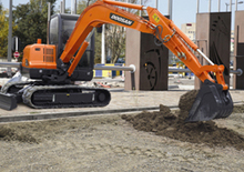 Колесни екскаватори Doosan DX 55