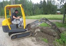 Мини екскаватори Volvo EC15