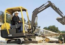 Мини екскаватори Volvo EC15B XT