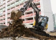 Мини екскаватори Volvo EC55C
