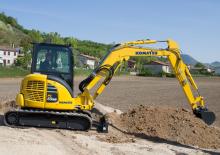 Мини екскаватори Komatsu PC55MR-5M