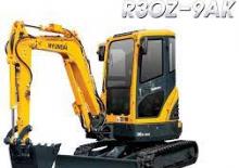 Мини екскаватори Hyundai R30Z-9AK