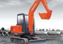 Мини екскаватори Doosan Solar 035