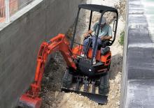 Мини екскаватори Kubota U17