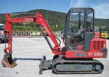Мини екскаватори Hinowa VT 3000