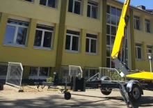 Монтирани на ремаркета повдигачи с подвижна стрела Paus GT 21 A