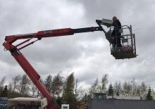 Монтирани на камион артикулиращи подемници за стрели Herkules - Lift TK 19-12*