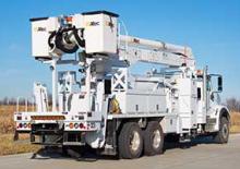 Монтирани на ремаркета повдигачи с подвижна стрела Altec AA50E-E80