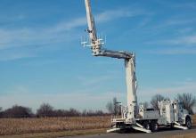 Монтирани на ремаркета повдигачи с подвижна стрела Altec AN50-E80