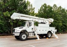 Монтирани на ремаркета повдигачи с подвижна стрела Altec AN55-OC+