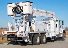 Монтирани на ремаркета повдигачи с подвижна стрела Altec AN55OC-E88