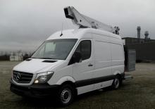 Монтирани на камион артикулиращи подемници за стрели Danilift P130V