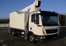 Монтирани на камион артикулиращи подемници за стрели Danilift PD180V