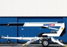 Монтирани на ремаркета телескопични подемници за стрели Dino Lift Dino 135T II