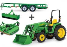 Общински трактори John Deere 3032E 
