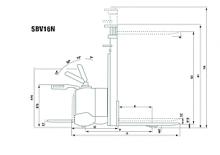 Палетни колички с платформа за повдигане на палети Mitsubishi SBV 12 NI